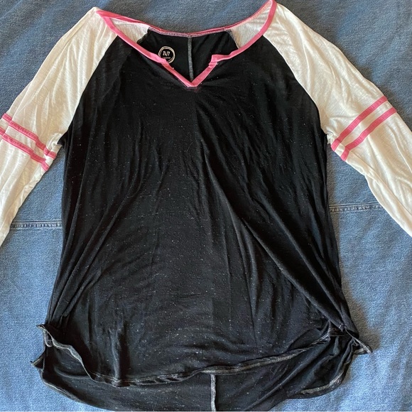 Haut Manches Longues Multicolore Maurices - Taille M - Coton Léger - Occasion Très Bon État